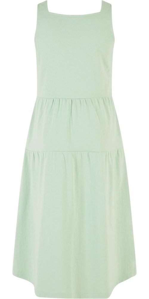 UrbanClassicsMdchenKleidGirls78LengthValanceSummerDressUCK4784Vintagegreen-110116
