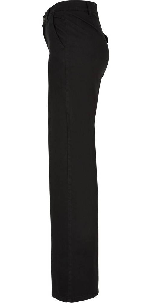 UrbanClassicsDamenHoseLadiesHighWaistWideLegChinoPants