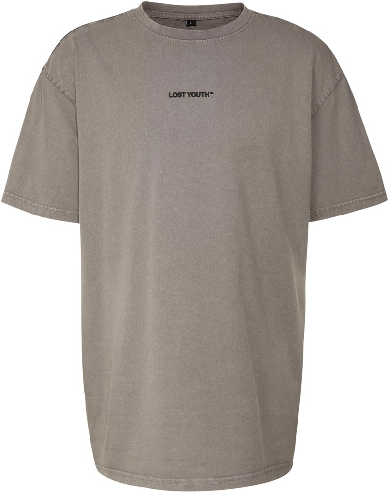 LostYouthT-ShirtLyAcidWashedTeeButterflyV3LY211Asphalt-3XL