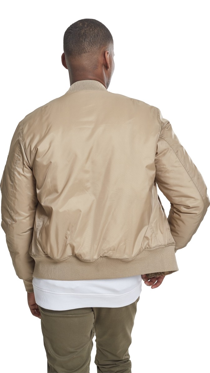UrbanClassicsBomberJackeBasicBomberJacketBeige