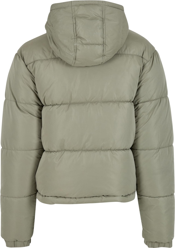 UrbanClassicsDamenSteppjackeLadiesPeachedPufferJacketWithHoodTB7587Paleolive-3XL