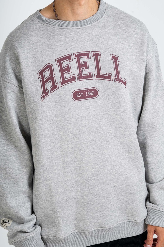 ReellSweatjackeTeamCrewneck1304-029-15-126GreyMelange-XS