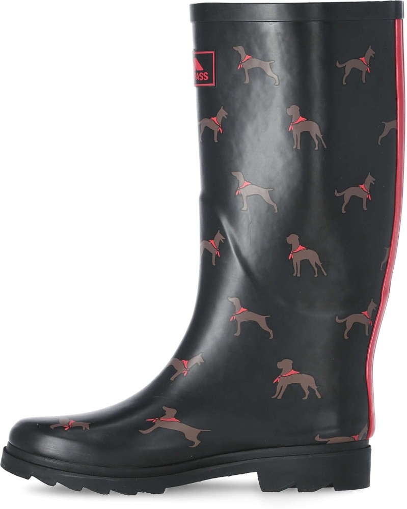 TrespassDamenGummistiefelSamira-FemaleWellyDogPrint-37