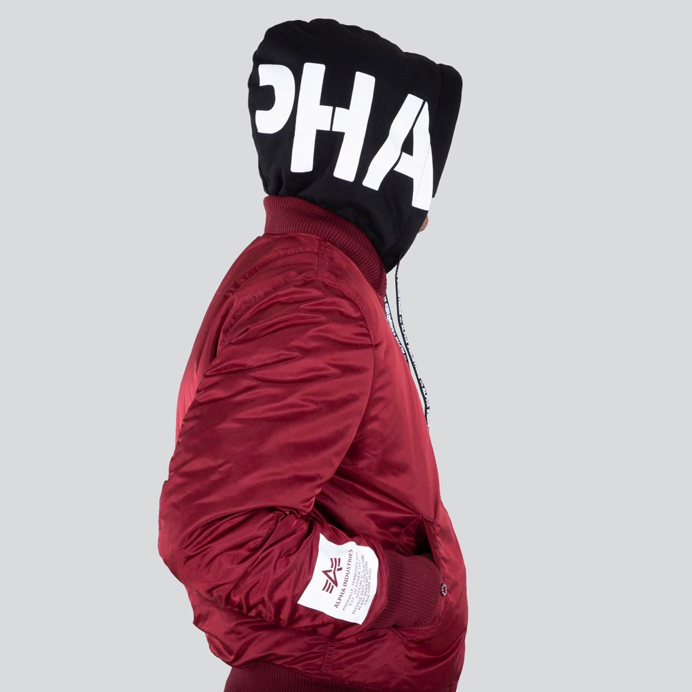 AlphaIndustriesJackeMA-1ZHPBurgundy