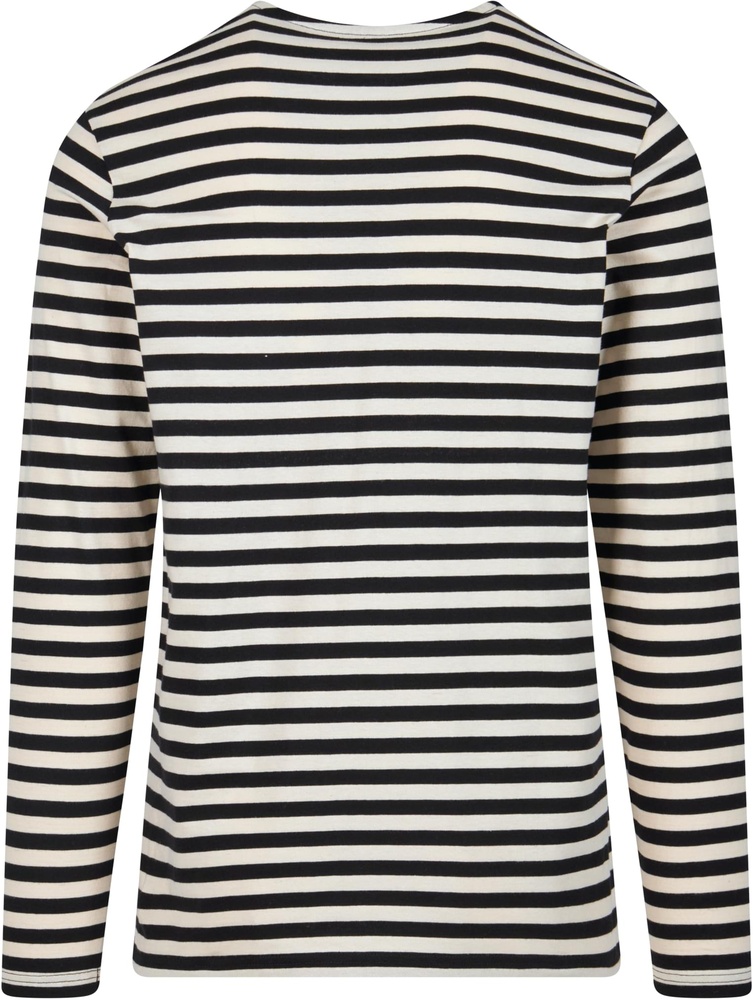 UrbanClassicsLongsleeveRegularStripeLSTB3801WhitesandBlack-L