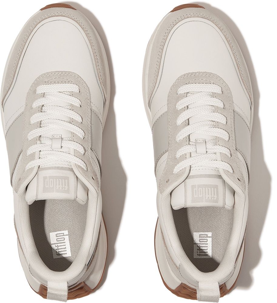 FitFlopDamenSneakersF-ModeFlowSneaker-LeatherSuedeMixHX7