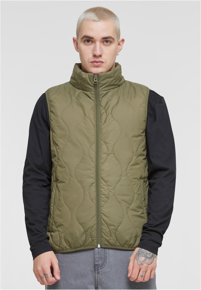 UrbanClassicsSteppwesteMensSuperLightBubbleVestTB7012Olive-3XL