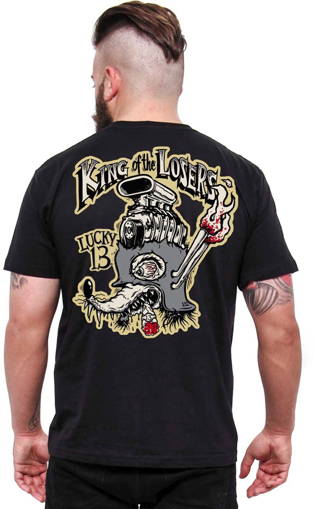 Lucky13HerrenT-ShirtKingOfLosersTeeL13TS000083ZW