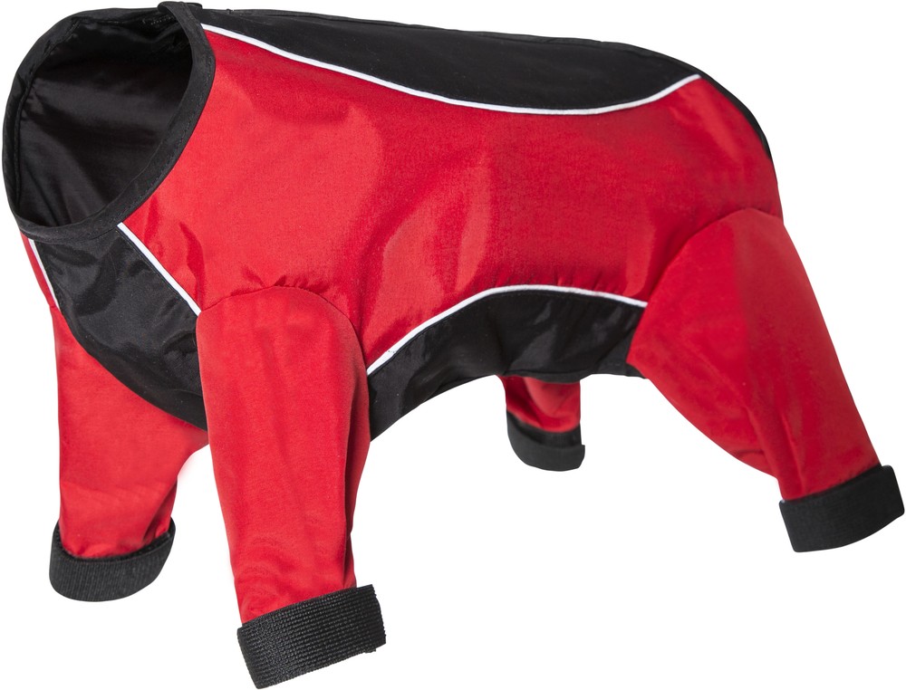 TrespawsHundTia-DogRaincoatBlackRed