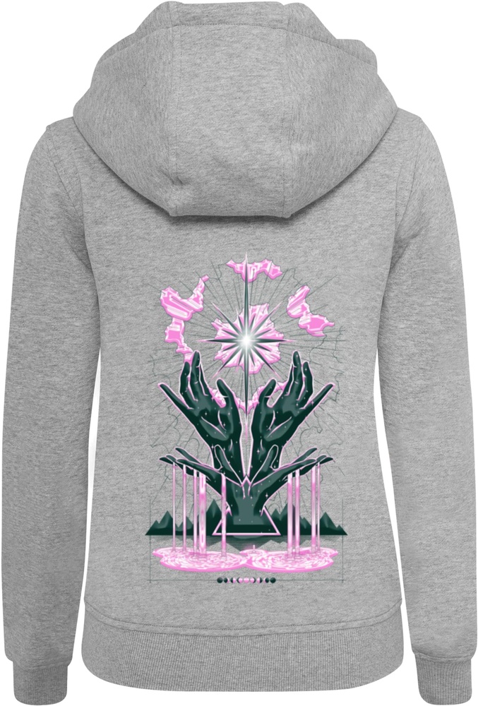 MisterTeeDamenShineBrightHoodyMST044HeatherGrey-3XL