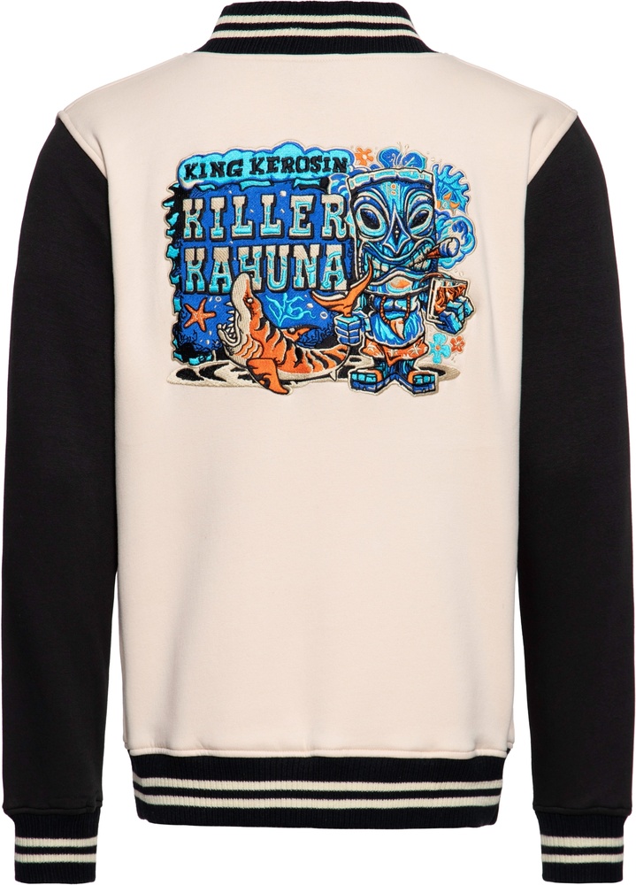 KingKerosinCollegeSweatJackeKillerKahunaKKI34003Ecru-S
