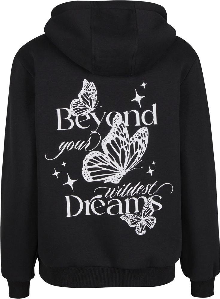 MissTeeDamenWildestDreamsLadiesFluffyHoodyMST208Black-3XL