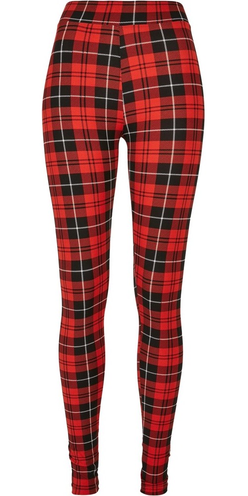 UrbanClassicsDamenLadiesSoftAopLeggingsRedcheck-3XL