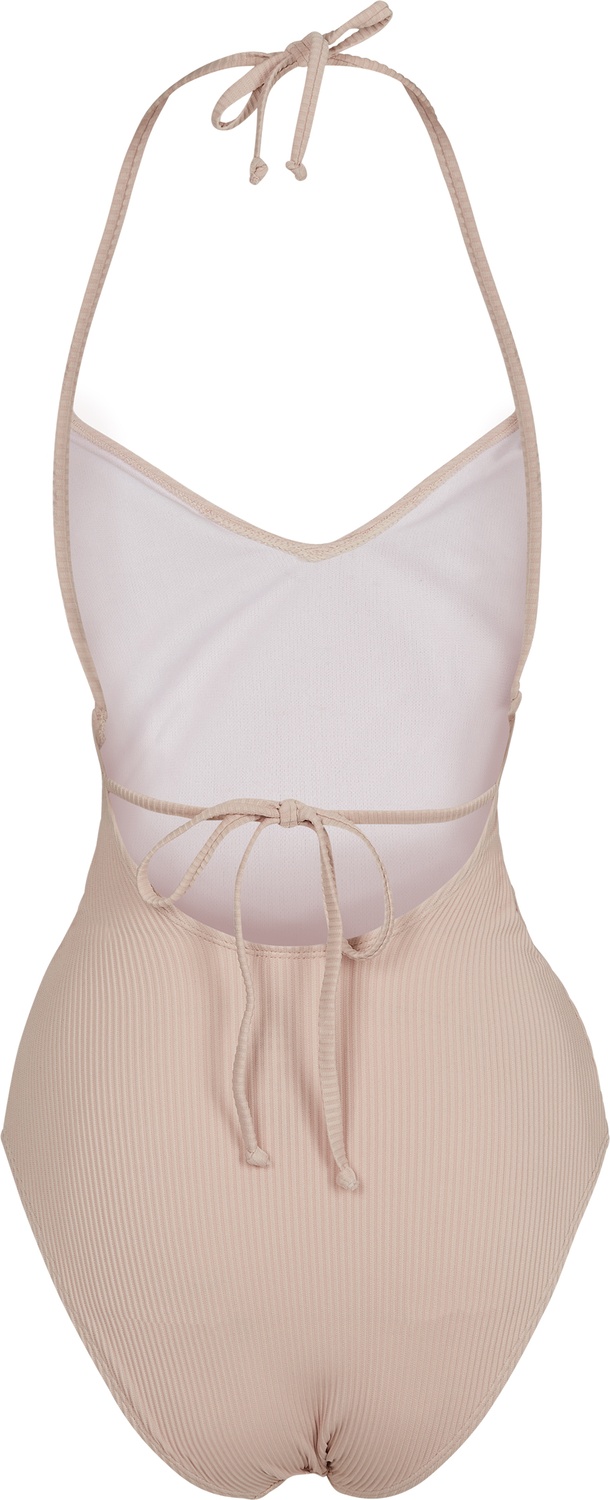 UrbanClassicsBadeanzugLadiesRibSwimsuitRose-L