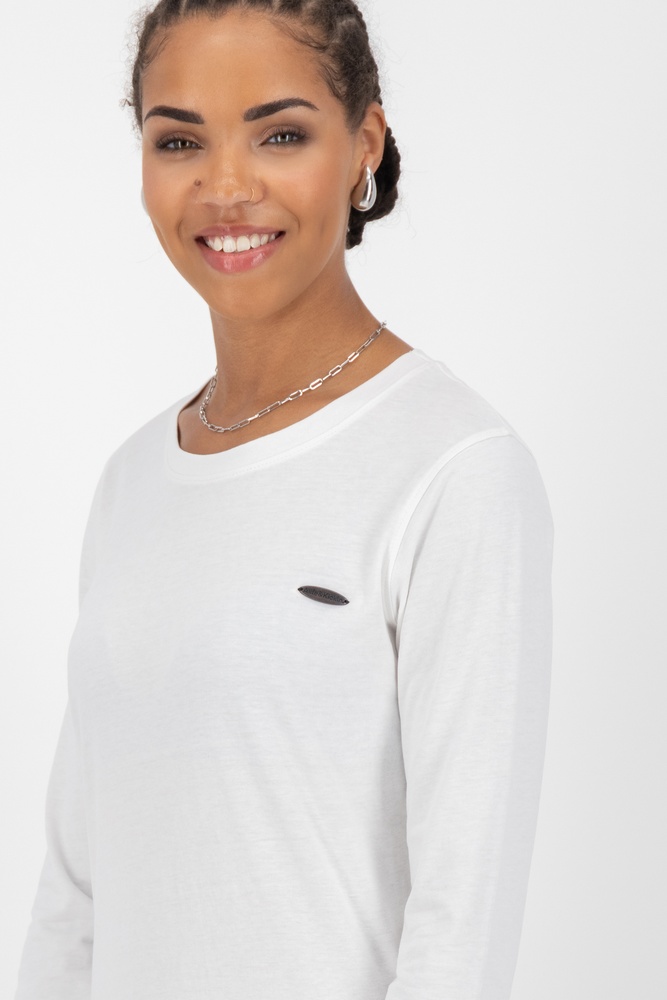 AlifeKickinDamenLongsleeveLeaAKA62046-9999White-L
