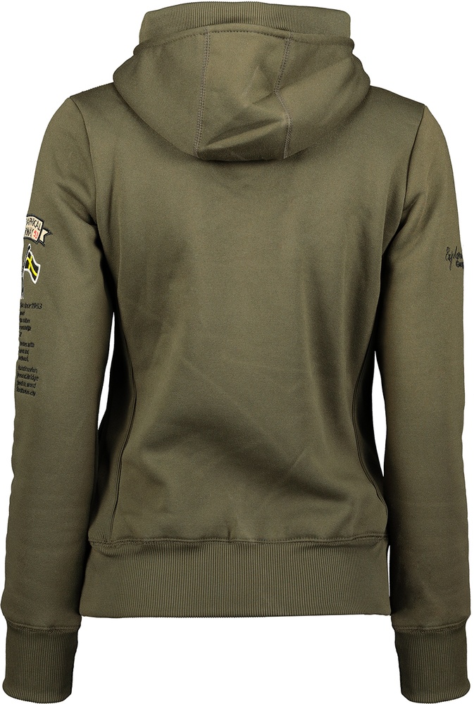 GeographicalNorwayHoodiePulloverGymclassDbMen100Kaki-3XL