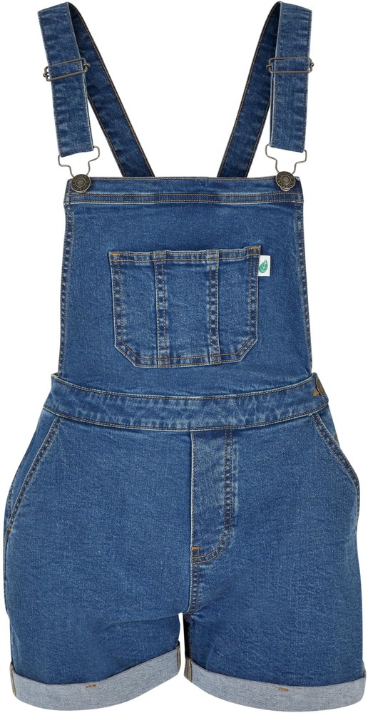 UrbanClassicsDamenLatzhoseLadiesOrganicShortDungaree