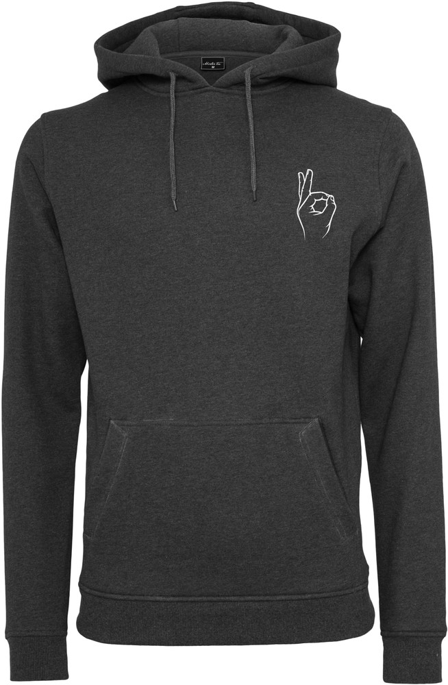 MisterTeeEasySignHoodyCharcoal-L