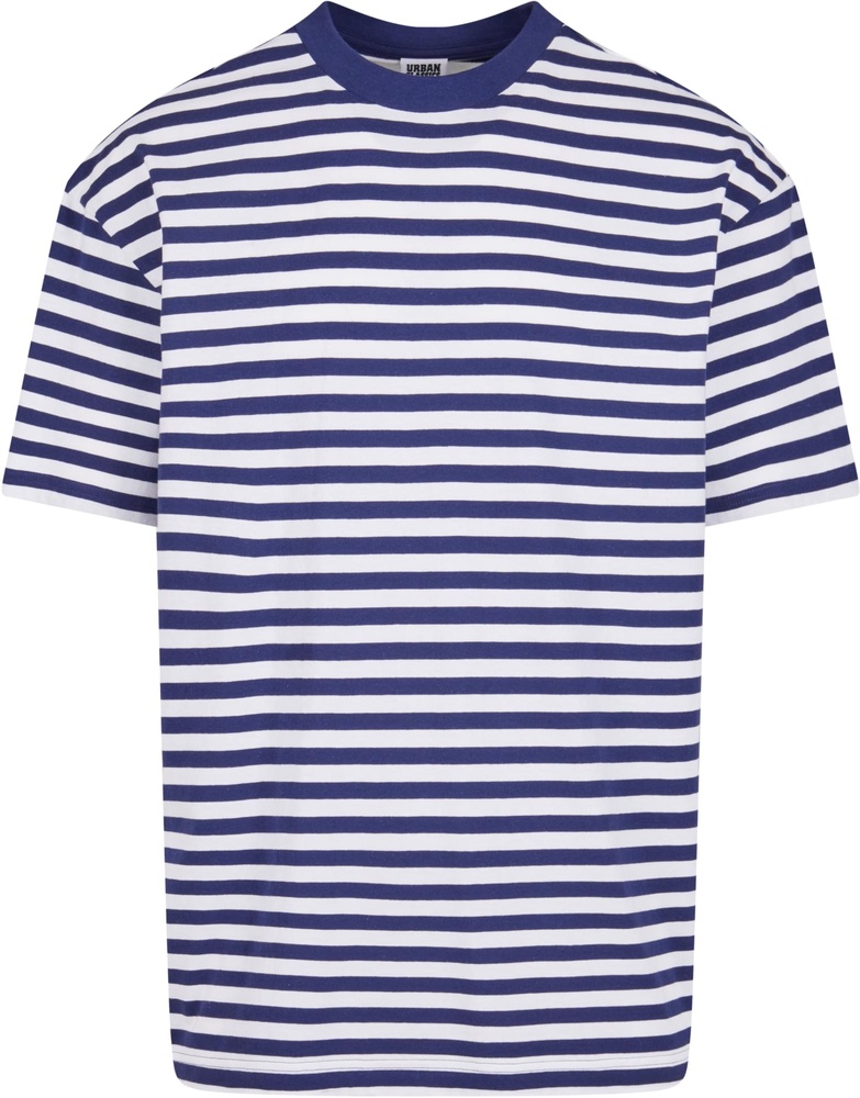 UrbanClassicsT-ShirtRegularStripeTeeTB6642WhiteDarkblue-3XL