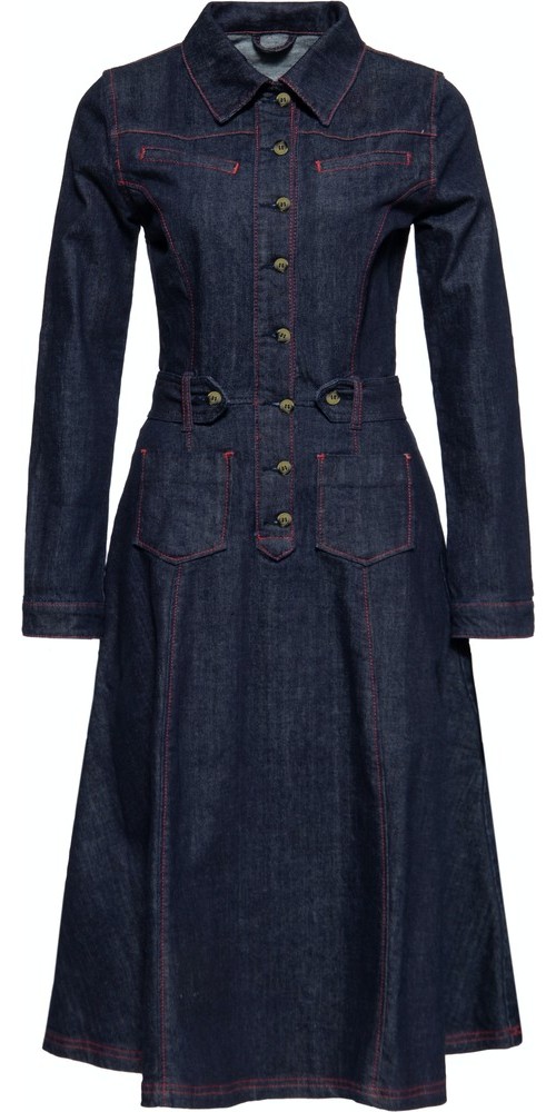 QueenKerosinWesternSwingKleidQKI26010Denim