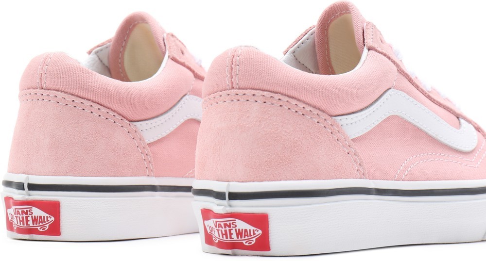 VansYouthUnisexKidsLifestyleClassicFTWSneakerUyOldSkoolPowderPinkTrueWhite-315