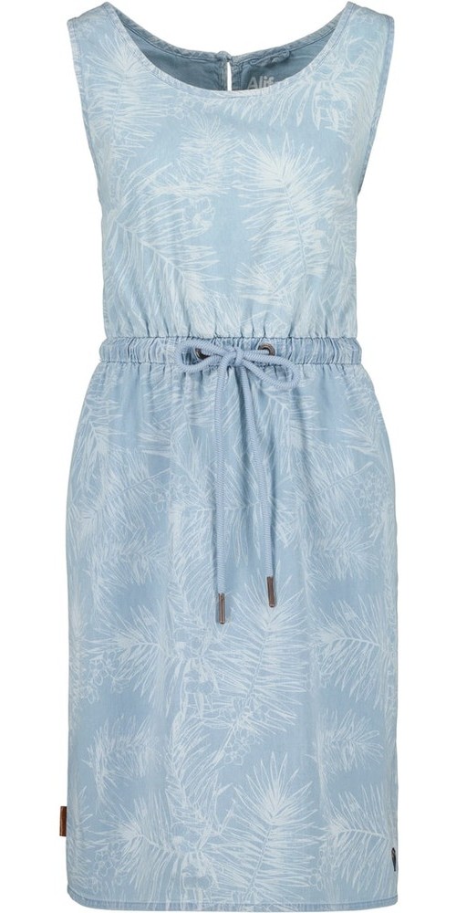 AlifeKickinDamenJerseykleidDojaAKDressLightDenim