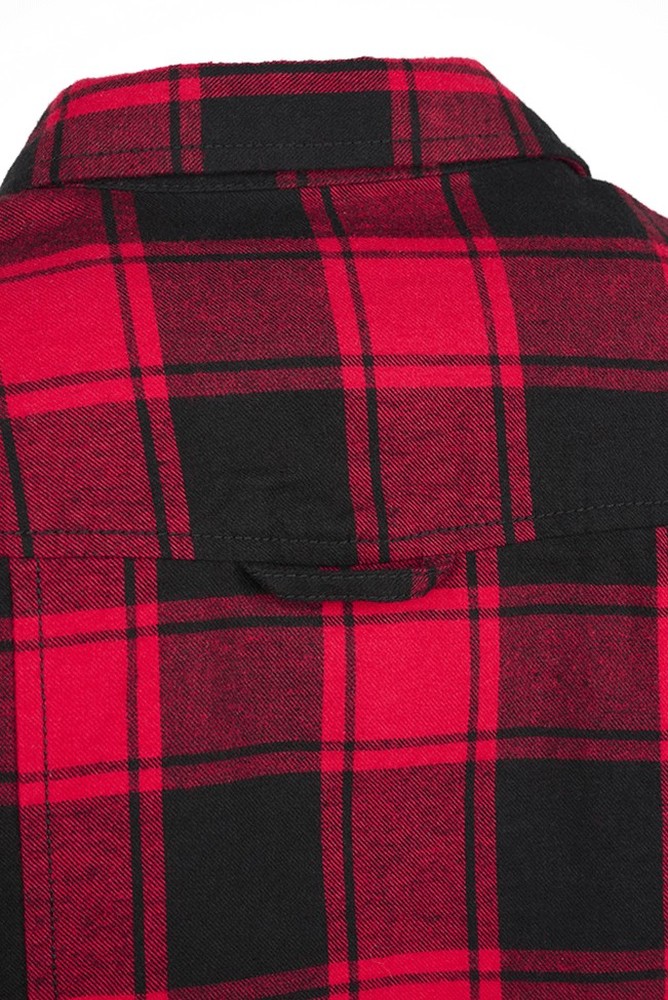 BranditDamenKleidLadiesLongshirtLucyRedBlack-XS