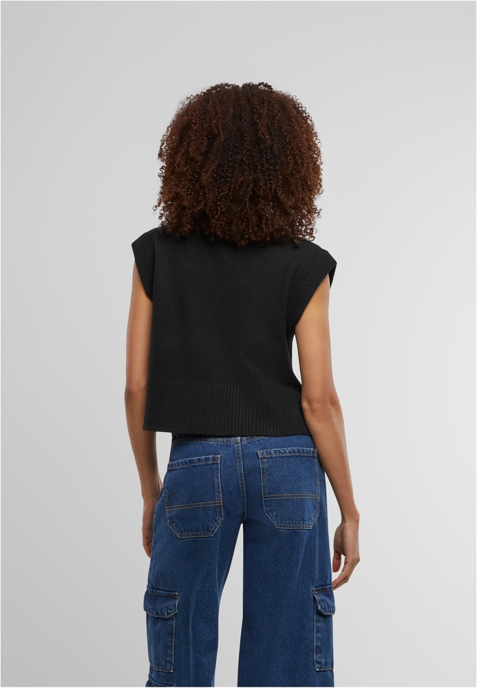 UrbanClassicsDamenCardiganLadiesSoftKnitPullunderTB7460Black-L