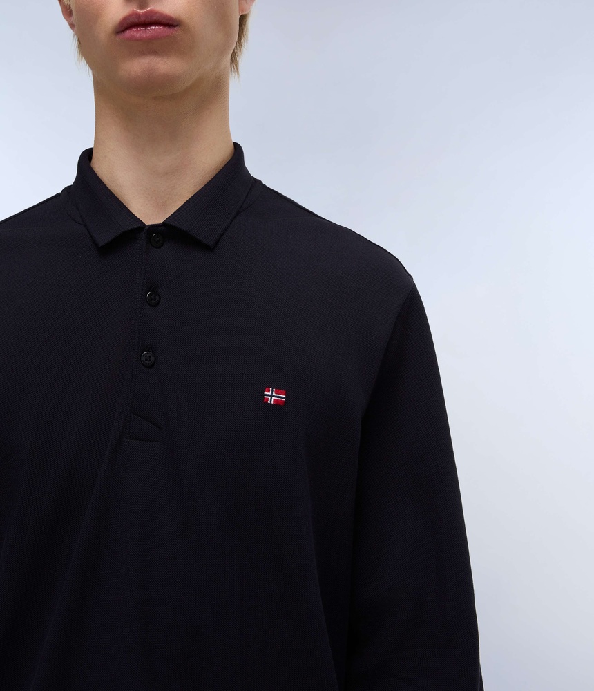 NapapijriPoloShirtEalisLs1NP0A4I8QBlack-XS