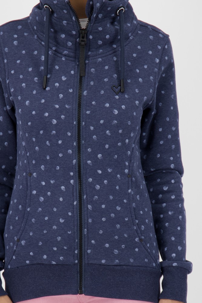AlifeKickinDamenVivianAKBSweatjacketMarineMelange-2XL