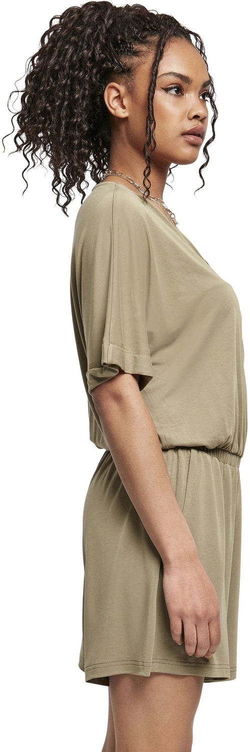 UrbanClassicsDamenOverallLadiesShortModalJumpsuitKhaki-3XL