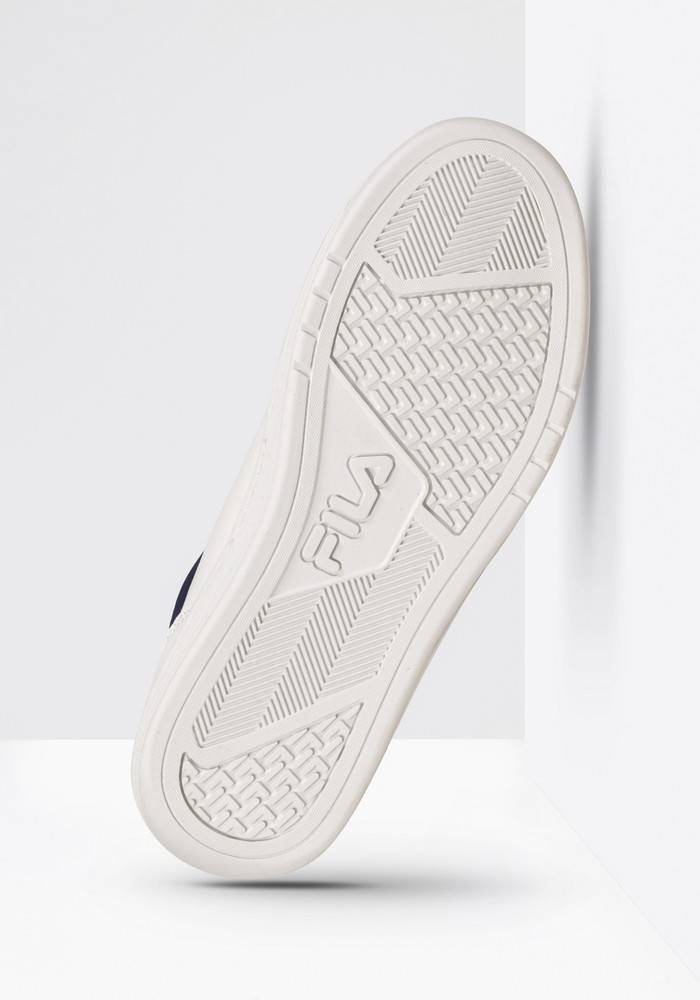 FilaTeensUnisexTennisSneakerCCourtTeensWhite-MedievalBlue