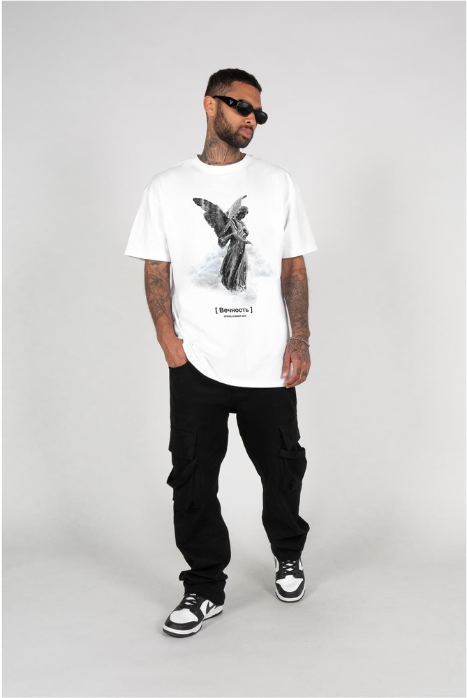 MJGonzalesT-ShirtAngelHeavyOversizedTee20White