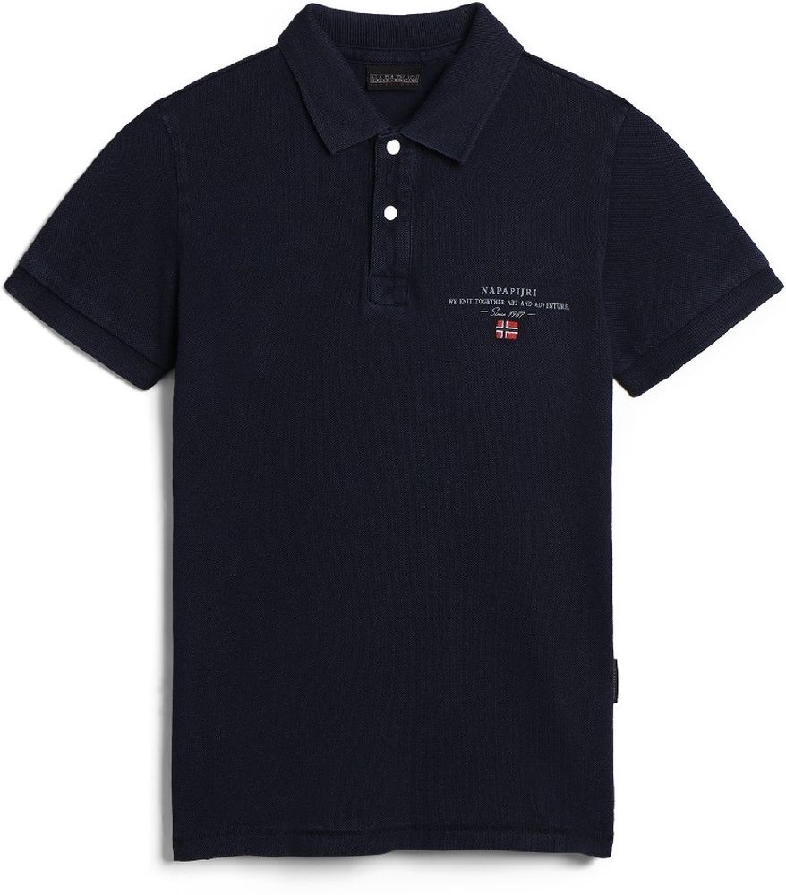 NapapijriKinderPoloShirtKElbas5NP0A4G4NBlueMarine-98-104