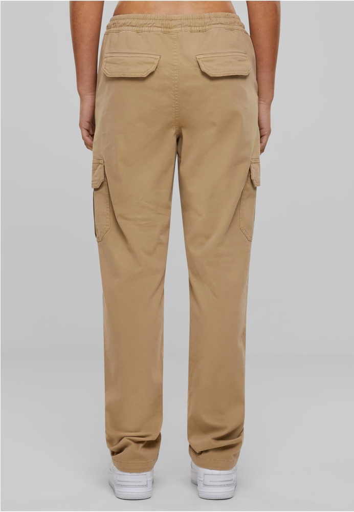 UrbanClassicsDamenLadiesHighWaistTwillCargoPantsTB6158Unionbeige-3XL