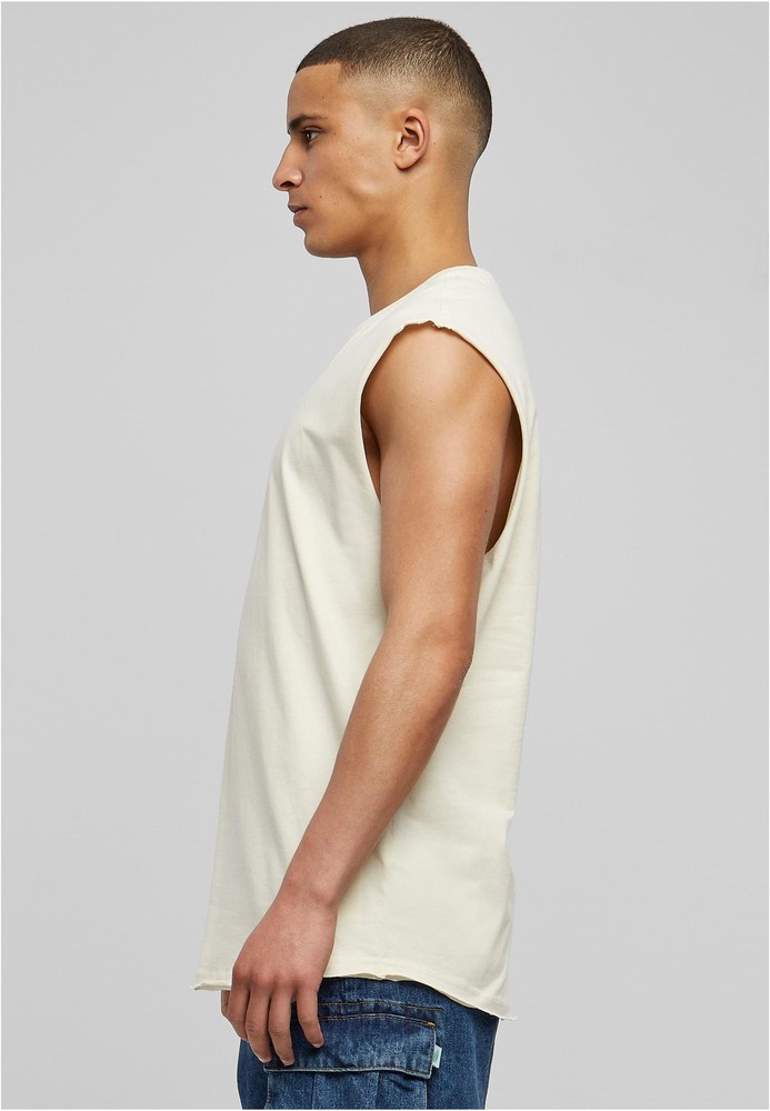 UrbanClassicsT-ShirtOpenEdgeSleevelessTeeWhitesand-3XL