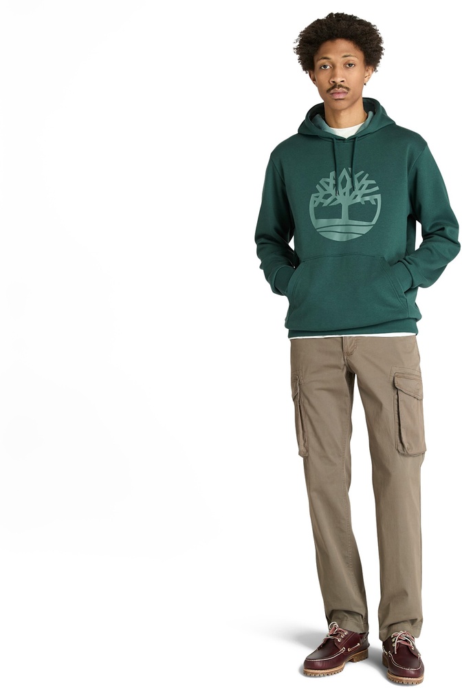 TimberlandPulloverSweatshirtNorthwoodTreeLogoBrushbackHoodieTB0A626UGreenGables-3XL