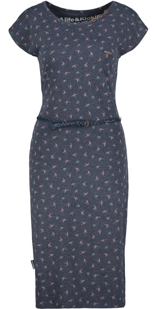 AlifeKickinDamenJerseykleidMelliAKDressMarine-XL