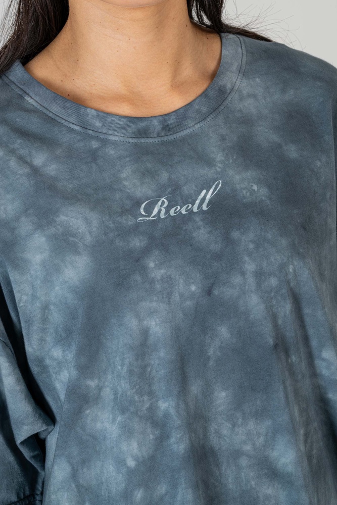 ReellDamenT-ShirtDressWomenYumi2301-012-15-120OilDyeBlackLightGrey-XS