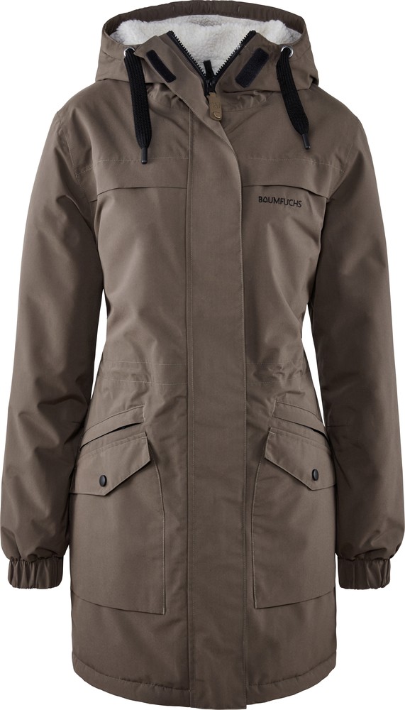 BaumfuchsDamenFunktionsparkaSchlamm