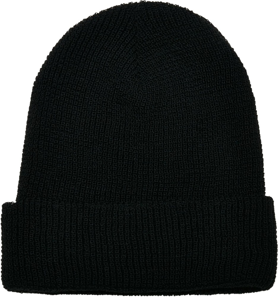 FlexfitMtzeRecycledYarnWaffleKnitBeanieBlack