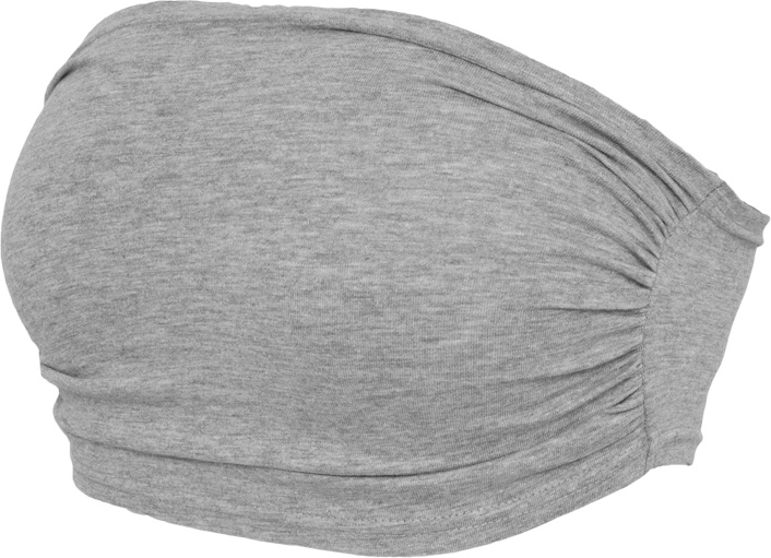UrbanClassicsFemaleShirtLadiesBandeauTopGrey-L