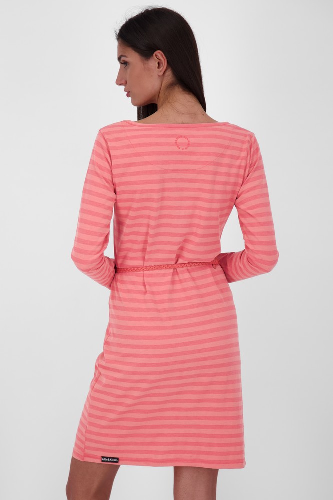 AlifeKickinDamenBlusenkleidEllinAKZLongsleeveDressCoral