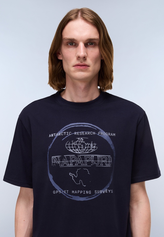 NapapijriT-ShirtS-BaldSsNP0A88SFBlueMarine-XS