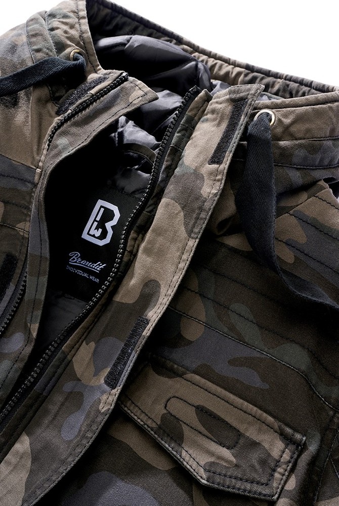 BranditHerrenJackeBronxJacketDarkcamo-S