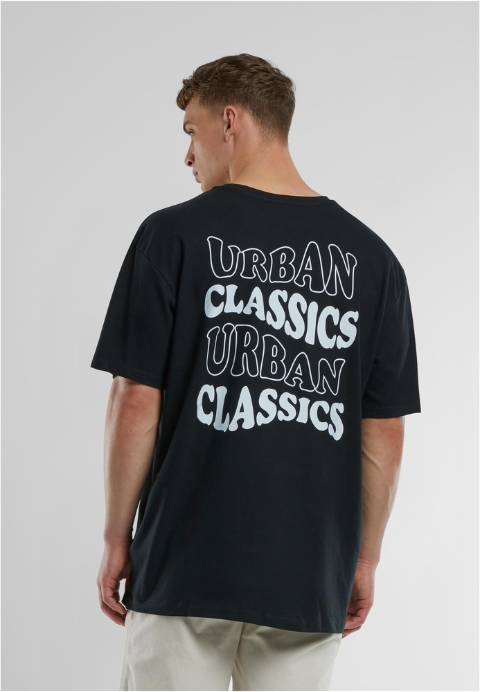 UrbanClassicsT-ShirtUCWeavyLogoHeavyOversizedTeeTB7552Black-3XL
