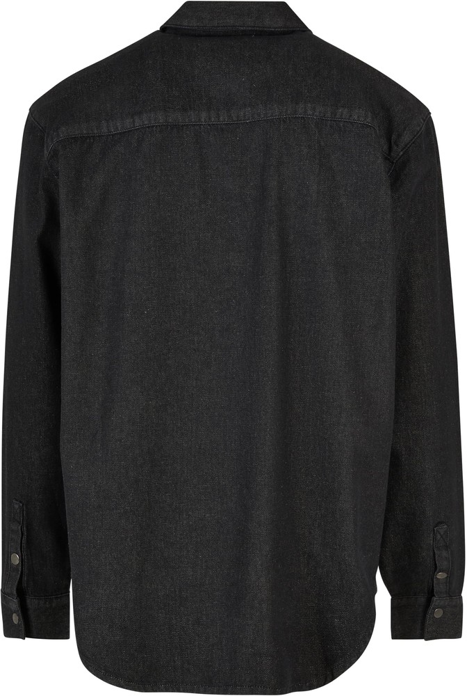UrbanClassicsHemdOversizedDenimPocketShirtRealblackWashed-3XL