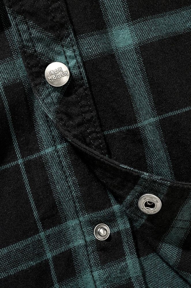 BranditCheckshirtIronMaidenCheckshirtSweathoodEddy61048
