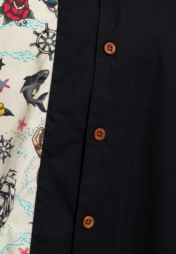 KingKerosinTropicalHawaiianStyleHemdAopKKU35003