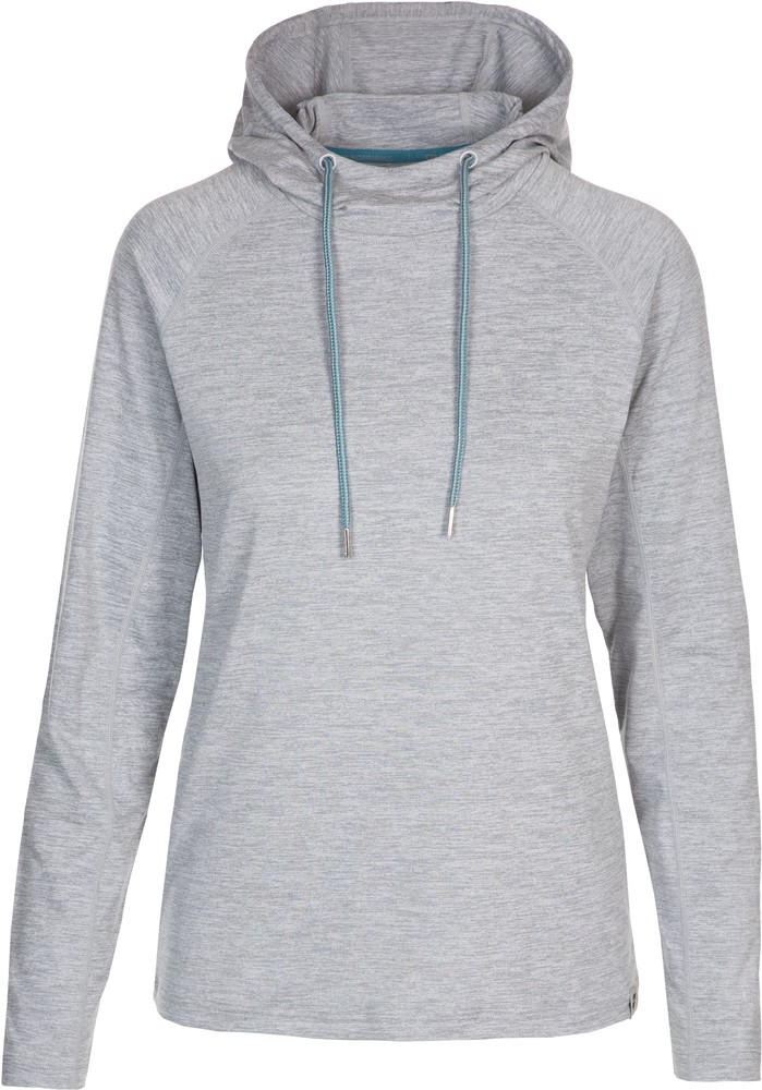 TrespassDamenHoodieSweatshirtHattie-FemaleActiveHoodiePlatinumMarl-XXS